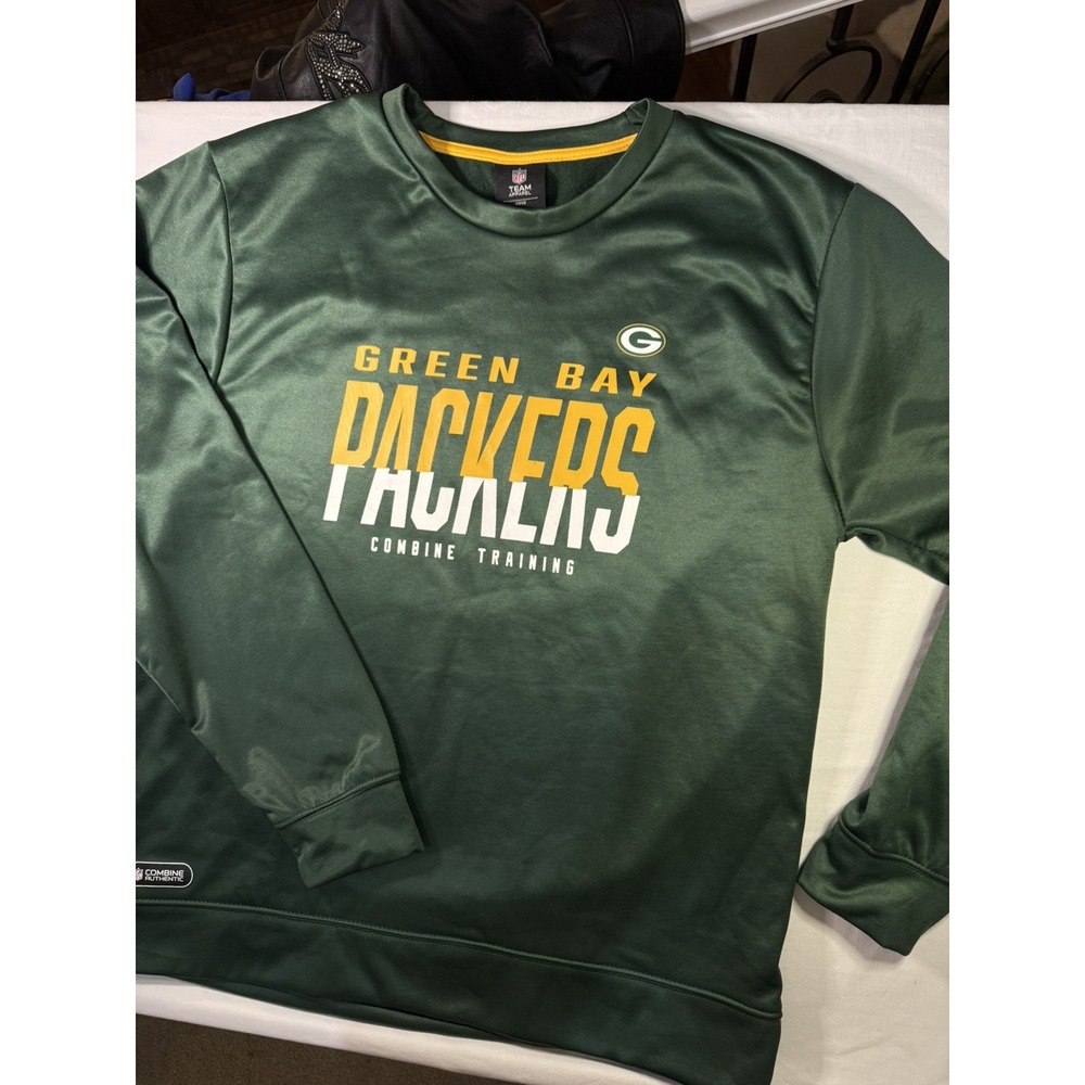 NFL Green Bay Packers Combine Training Pullover Crewneck Sweatshirt L